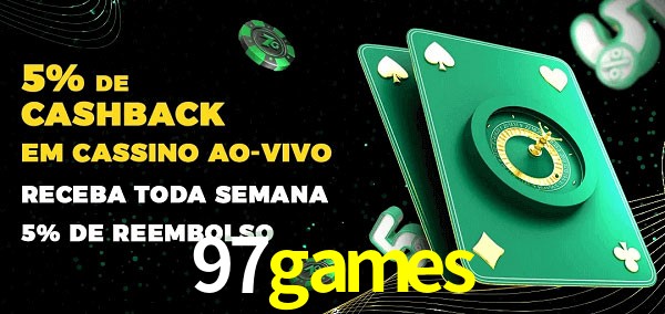 Promoções do cassino ao Vivo 97games